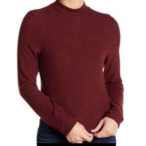 Pst by Project Social T Long Sleeve Mock Neck Tee